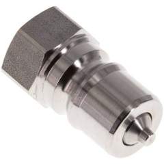 Hydraulikkupplung ISO 7241-1B, Stecker, G 3/8"(IG),Edelstahl