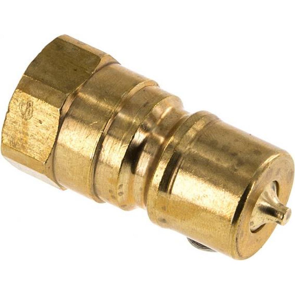 Hydraulikkupplung ISO 7241-1B, Stecker, G 3/8"(IG),Messing