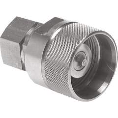 Edelstahl-Schraubkupplung, Stecker Baugr.8, G 1-1/2"(IG)