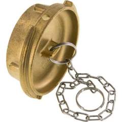 Tankwagenkupplung Verschlussstopfen, Messing für MK 80 MS