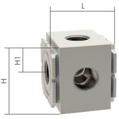 EMC VB EA4004-04 Eco-Line Verteiler, G 1/2", Eco-Line 4A