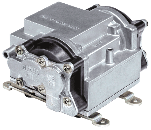 Nitto Kohki VC0301B dual type 230V. AC Membranpumpen 230V/50Hz