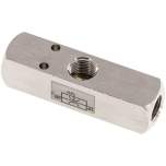 Vacuum ejector, G 1/8", nickel-plated brass