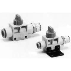 SMC VHK2A-08F-08F. VHK-A, Finger Valve, One-touch Fitting
