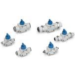 SMC VHK3A-04F-04F. VHK-A, Finger Valve, One-touch Fitting