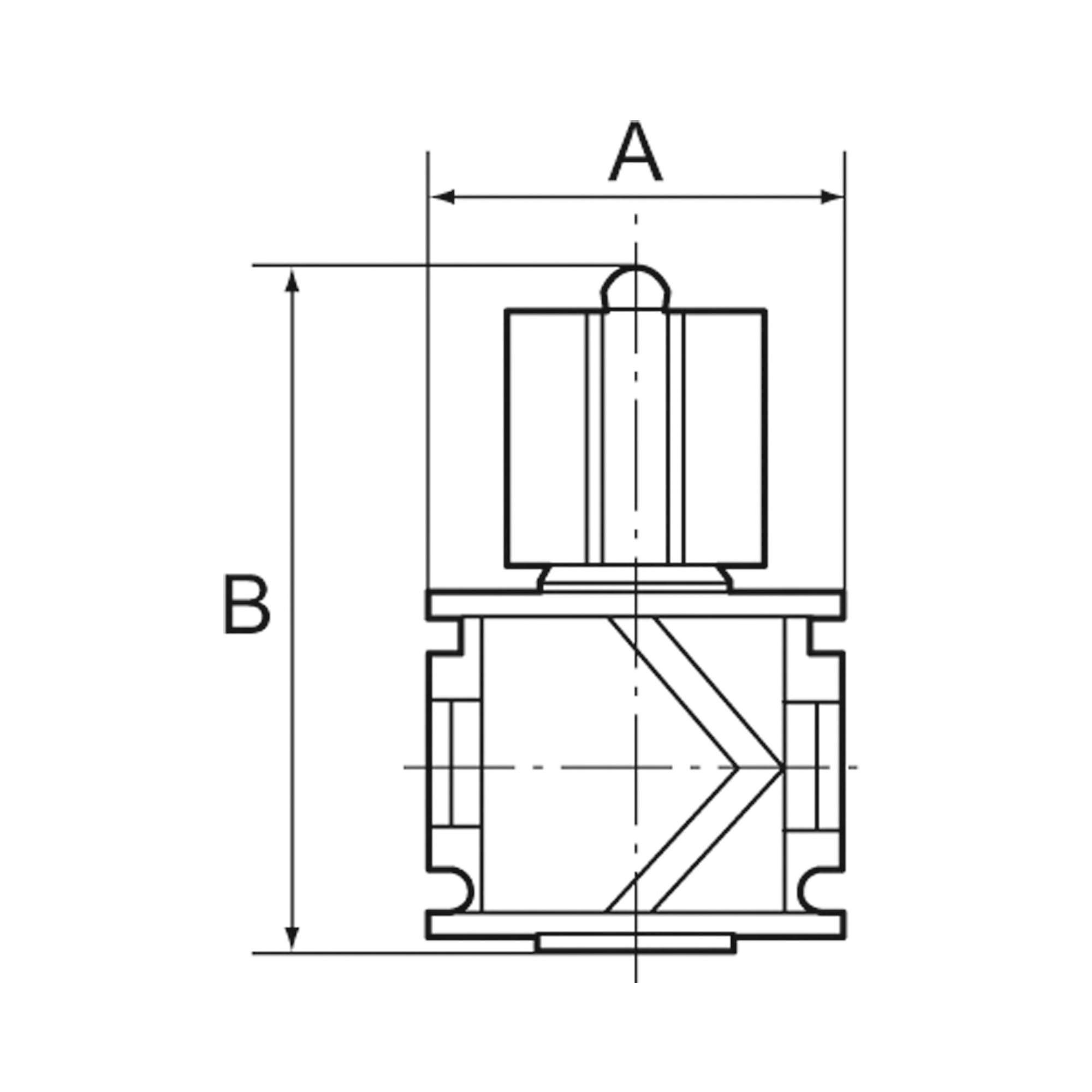 Ball valve 3/2-way »variobloc«, lockable, Size 2, G 1 - Riegler 100731