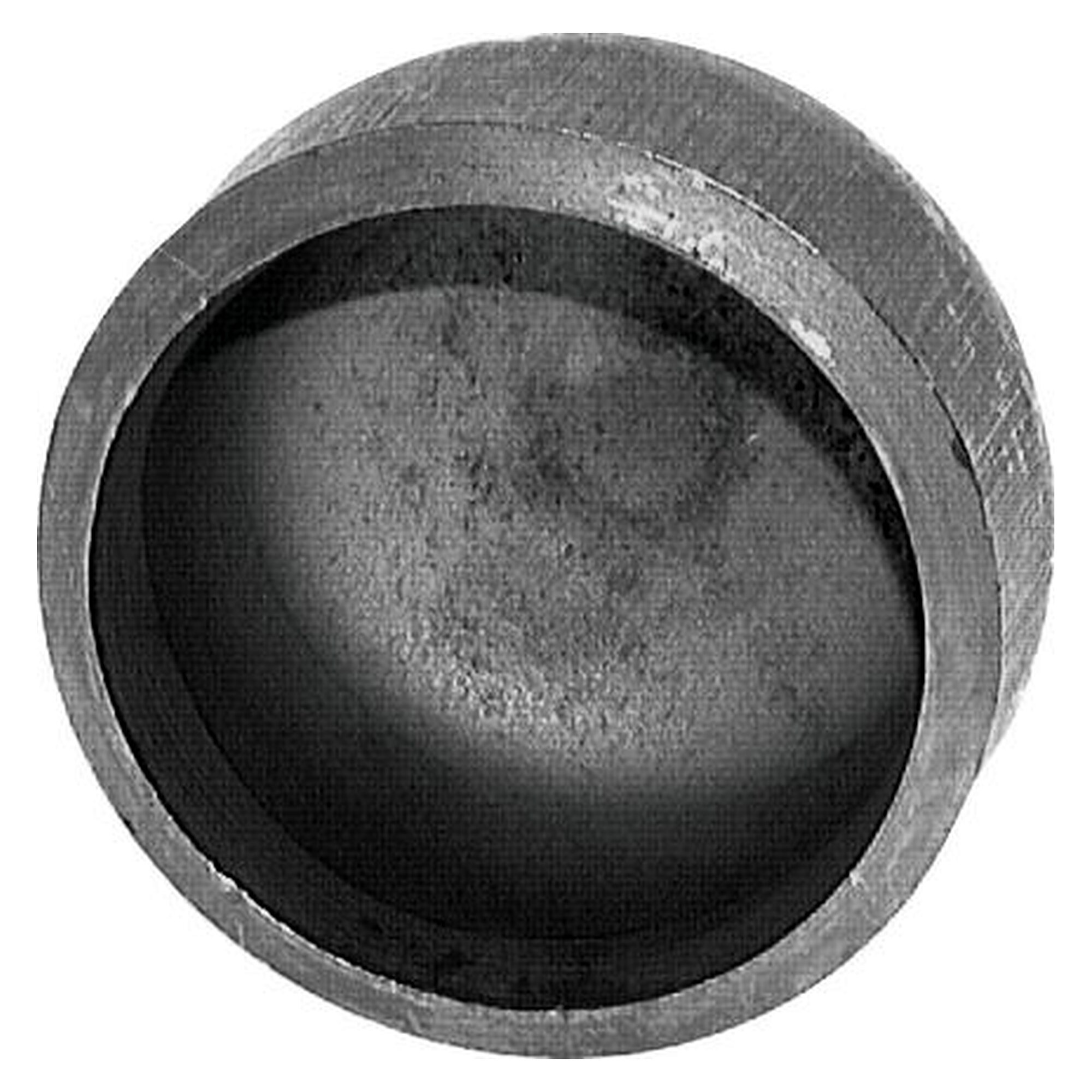 Pipe cap for pipe 76.1 mm, wall thickness 2.9 mm, P265GH black steel, EN 10253 type B (DIN 2617)