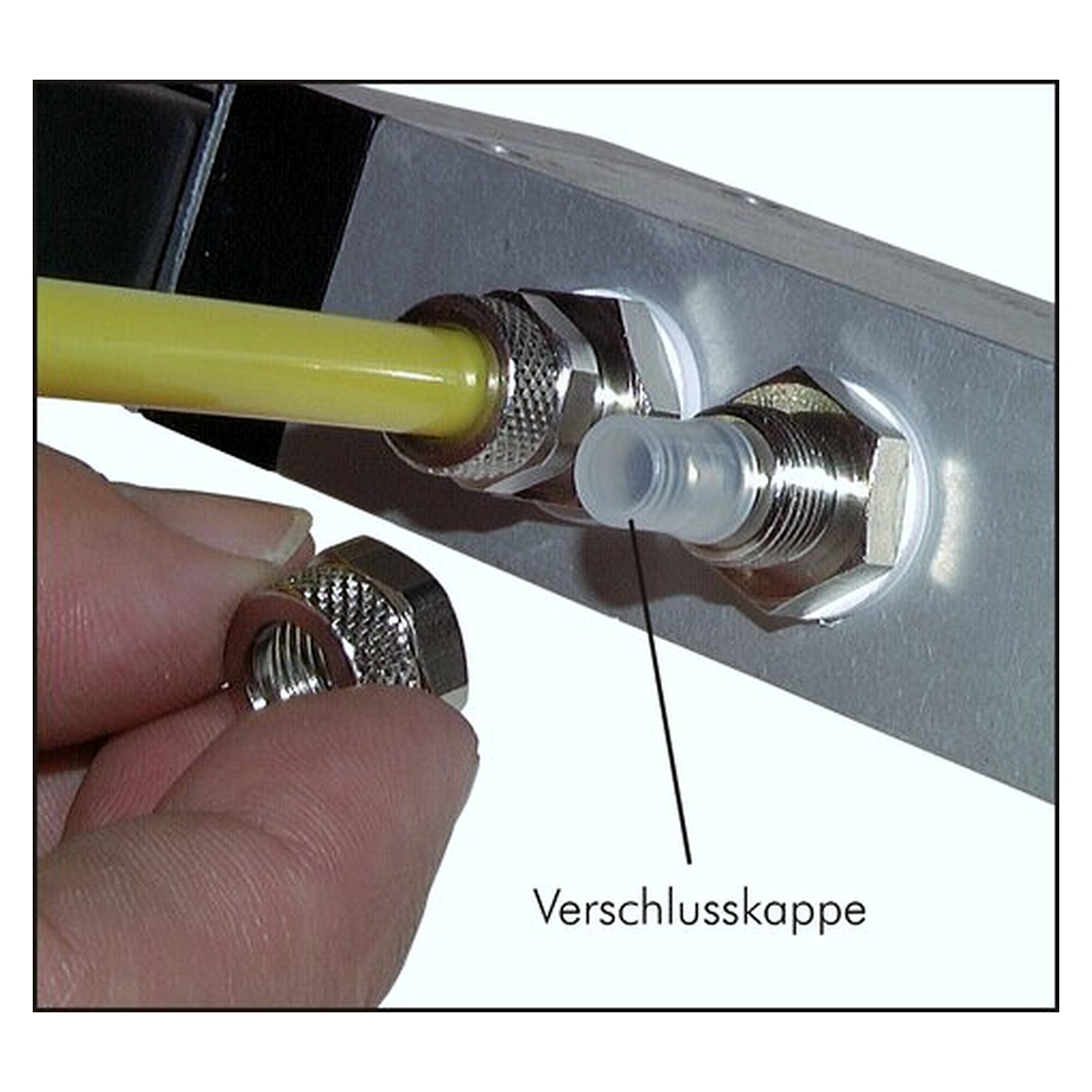 Blanking cap, for port 8 x 6 mm, polyethylene, closing element