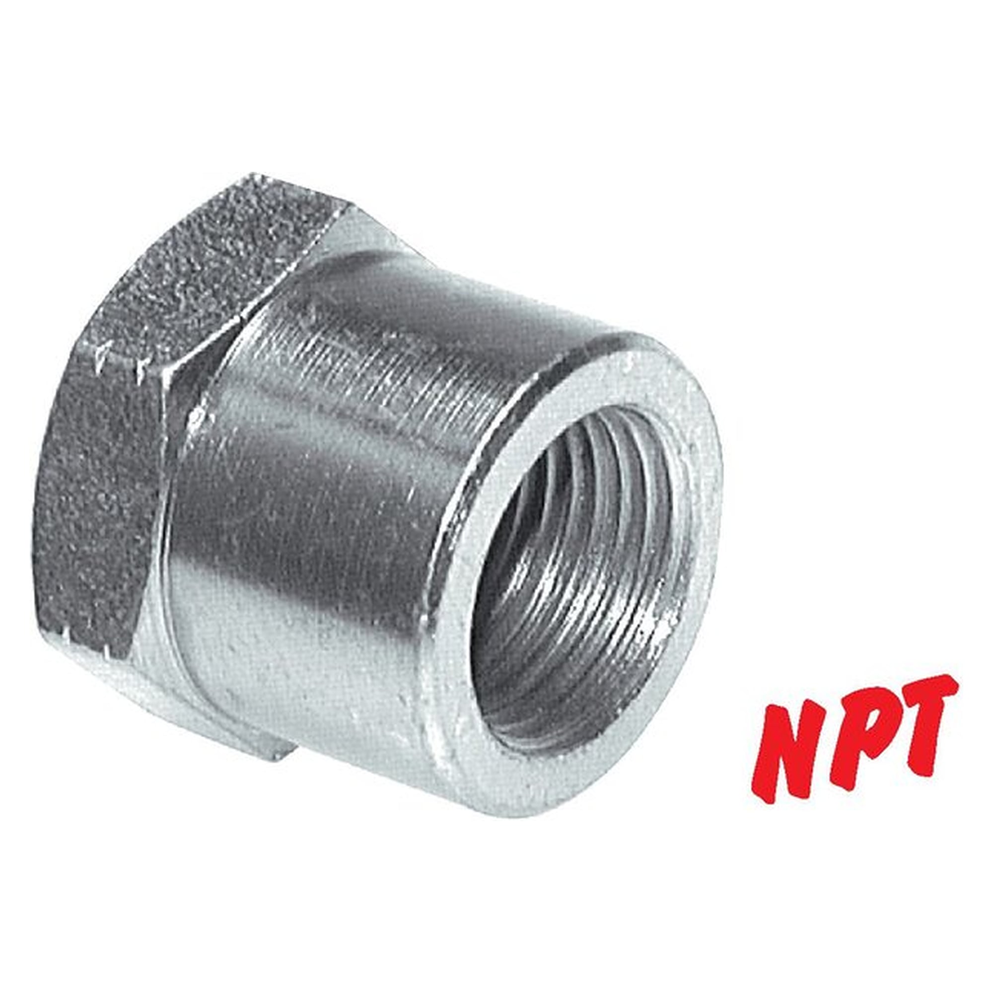 Verschlusskappe, Gewinde NPT 1", PN 140 bar, Stahl verzinkt, zum Verschließen von Anschlüssen