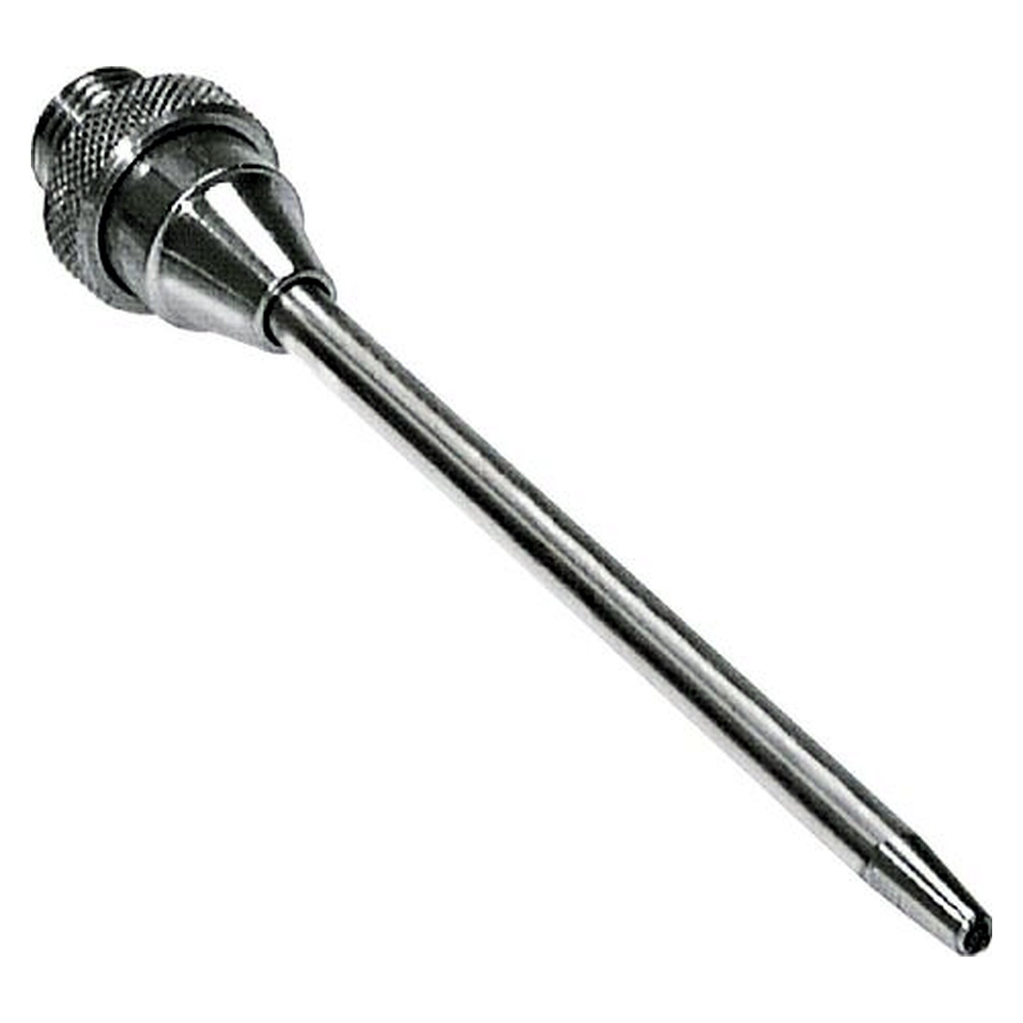 Verlängerungsrohr, gerade, 115 mm für Blaspistole, M 12x1,25, Messing vernickelt