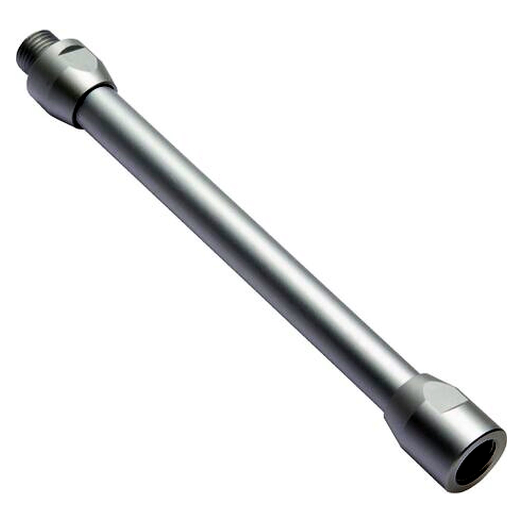 Extension tube, straight, 450 mm without nozzle, M 12x1.25, aluminium eloxiert