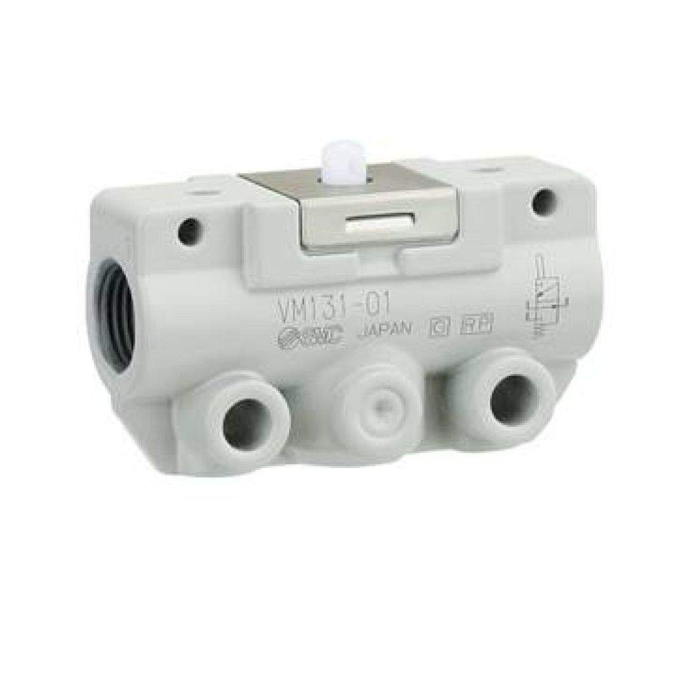 SMC VM130-F01-06A. VM100, mechanisch betätigtes 2/2- und 3/2- Wege-Ventil