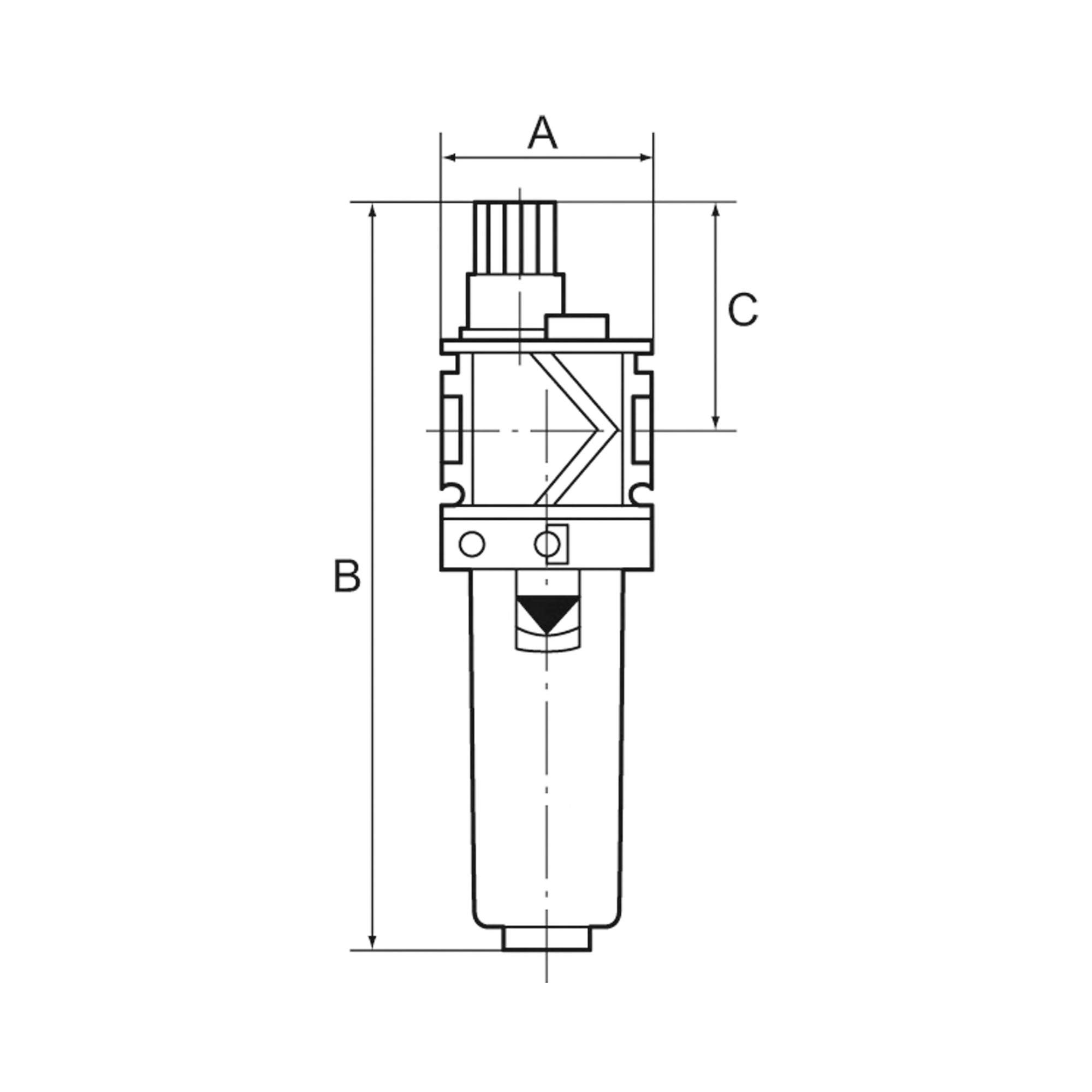 Nebelöler »variobloc«, mit Polycarbonatbehälter, BG 1, G 3/8 - Riegler 100704