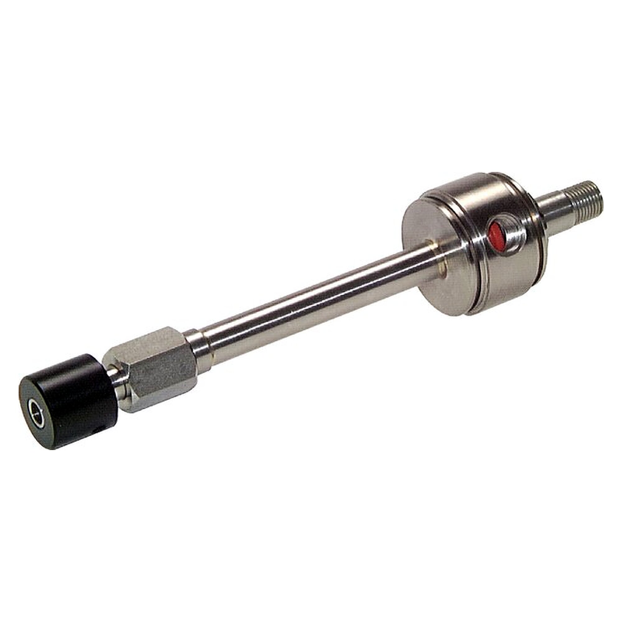 VORTEX-Rohr mit rotem Generator, Edelstahl AISI 303, Lufteintritt Rp 1/4"