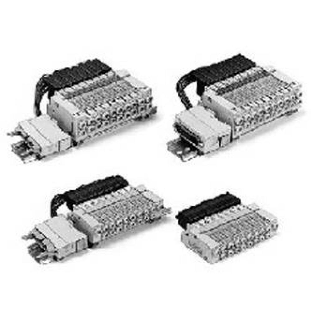 SMC VQ2200N-51-Q. VQ2*0*, Serie 2000, 5/2-, 5/3-Wege-Elekromagnetventil, intern verdrahtet, Flanschversion