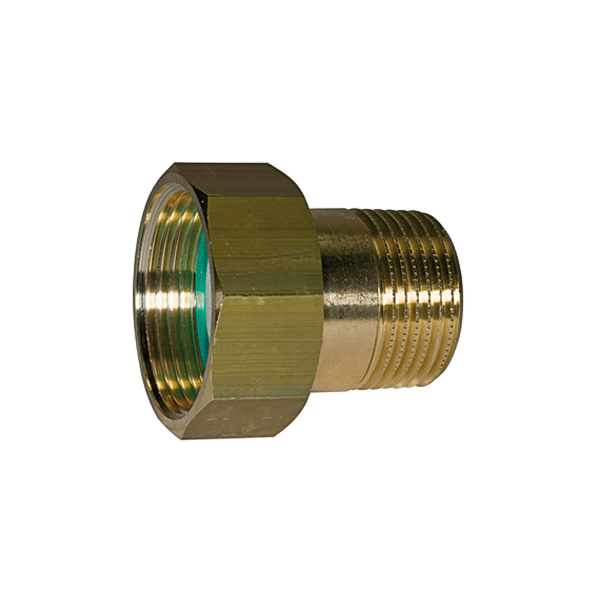 Threaded fitting, brass lead-free, connection size 1 - Riegler 163791