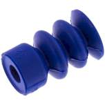 VS 14 B2 PUR. Bellows suction pad, 2,5-way, 14x10mm, PUR (50A), blue
