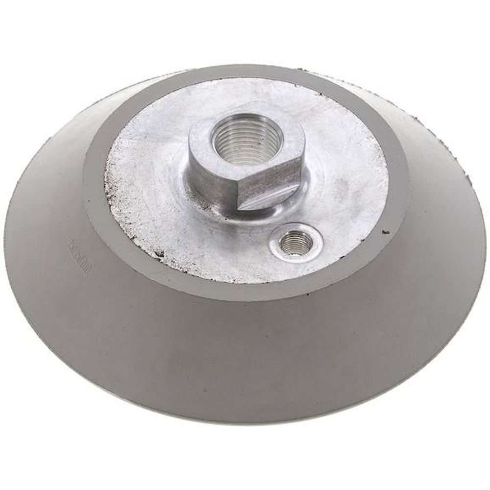Flat suction cups, Ø 146x9mm, G 1/2", CR (60A), Grey