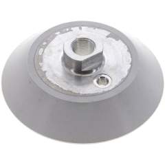 Flachsauger, Ø 146x9mm, G 1/2", Silikon (60A), grau