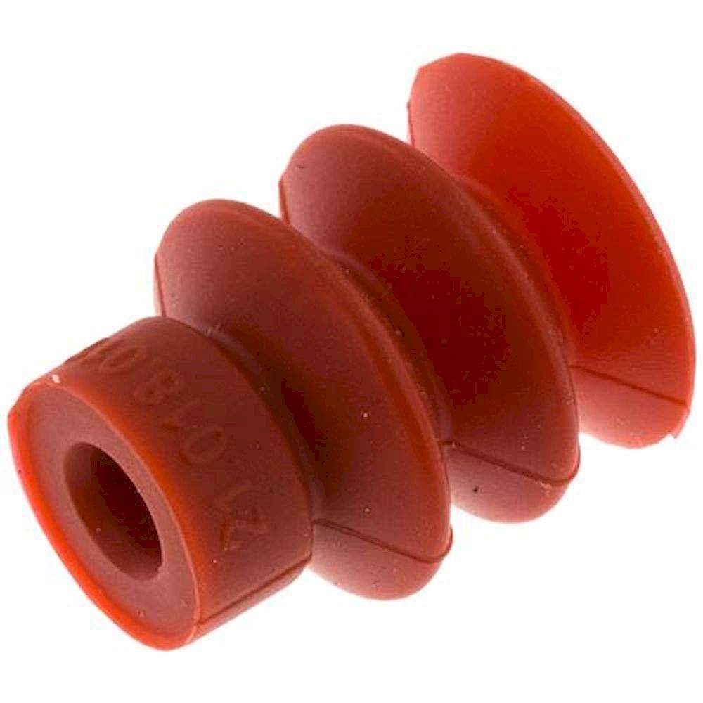 Balgsauger, 2,5-fach, Ø 18x8mm, Silikon (60A), rot