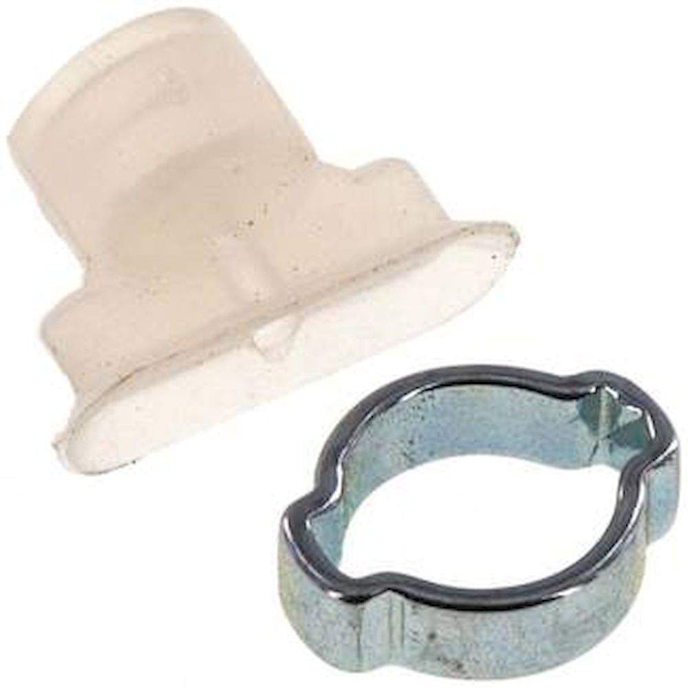 Oval teats, 18 x 6mm, stroke 1mm, Silicone (60A), transparent