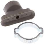 Ovalsauger, 24 x 8mm, Hub 1mm, NBR (60A), grau