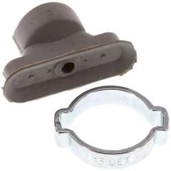 Ovalsauger, 24 x 8mm, Hub 1mm, NBR (60A), grau