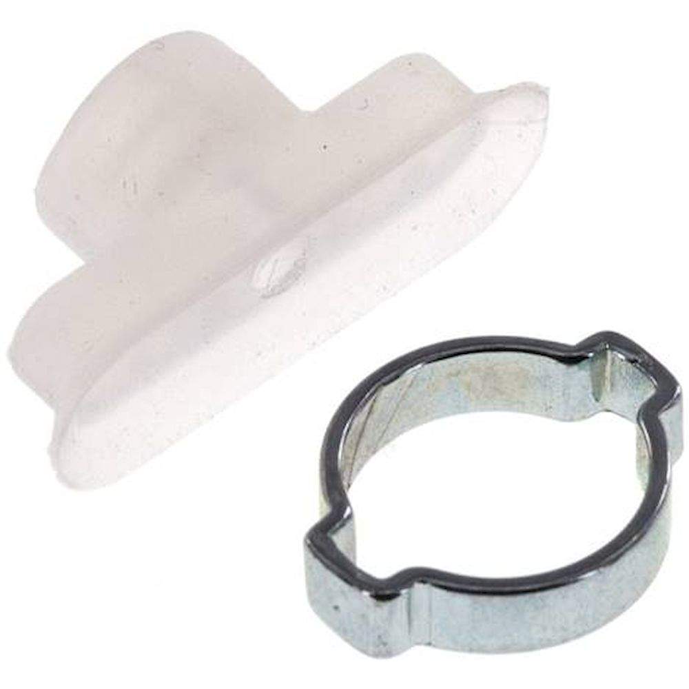 Ovalsauger, 30 x 10mm, Hub 2mm, Silikon (60A), transparent