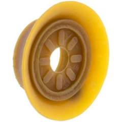 Flat suction cups (with fine lips), Ø 40x3mm, NRE (40A), brown
