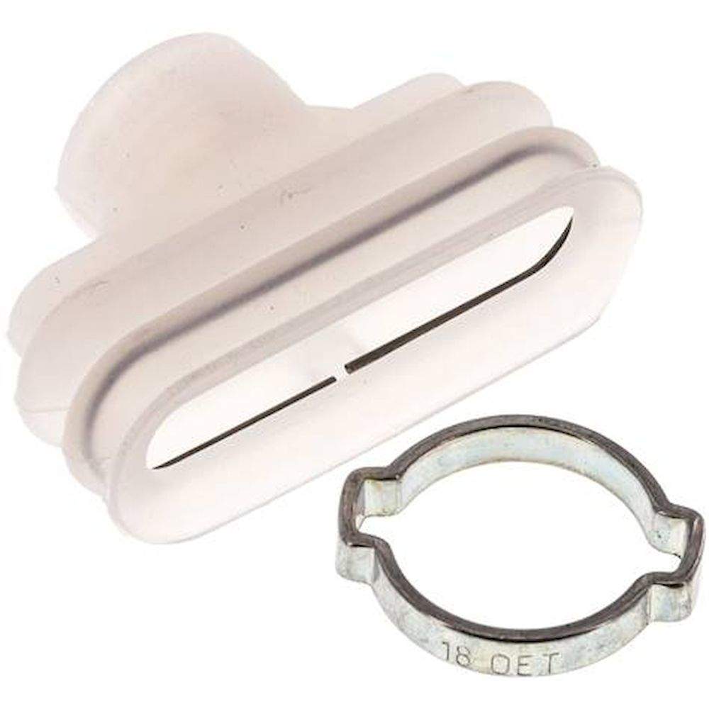 Oval suction pads, 45 x 15mm, stroke 8,5mm, Silicone (60A), transparent