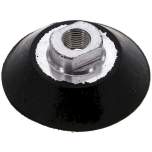 Flat suction cups, Ø 50x5,5mm, G 1/8", CR (55A), black