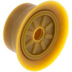 Flat suction cups (with fine lips), Ø 70x6mm, NRE (40A), brown