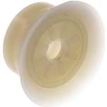 Flat suction cups (with fine lips), Ø 70x6mm, Silicone (50A), transparent