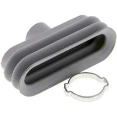 Ovalbalgsauger, 75 x 25mm, Hub 10,5mm, NBR (60A), grau