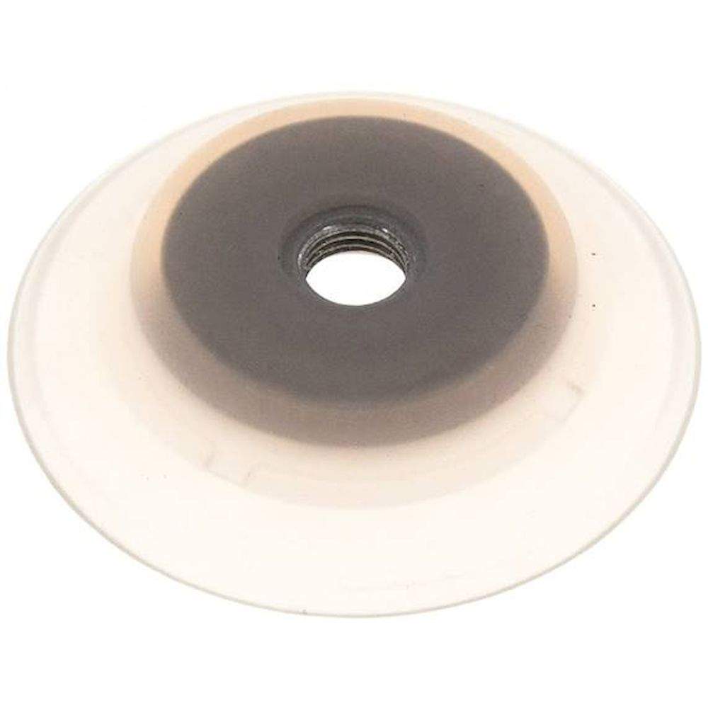 Flachsauger (stabile Lippe), Ø 83x6mm, G 1/4", Silikon (50A), transparent