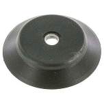 Flachsauger (stabile Lippe), Ø 95x6mm, G 1/4", NBR (55A), schwarz