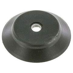 Flachsauger (stabile Lippe), Ø 95x6mm, G 1/4", NBR (55A), schwarz