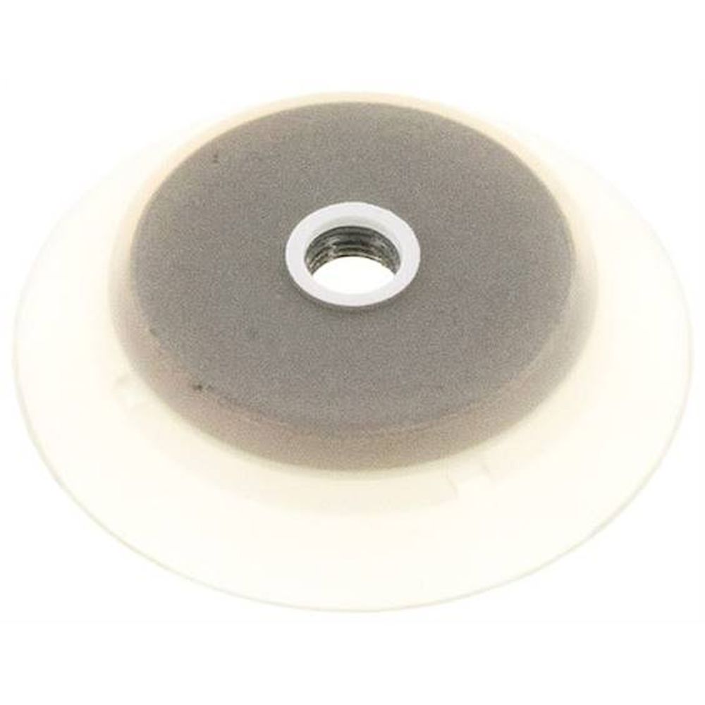 Flat suction cups (robust lips), Ø 95x6mm, G 1/4", Silicone (50A), transparent