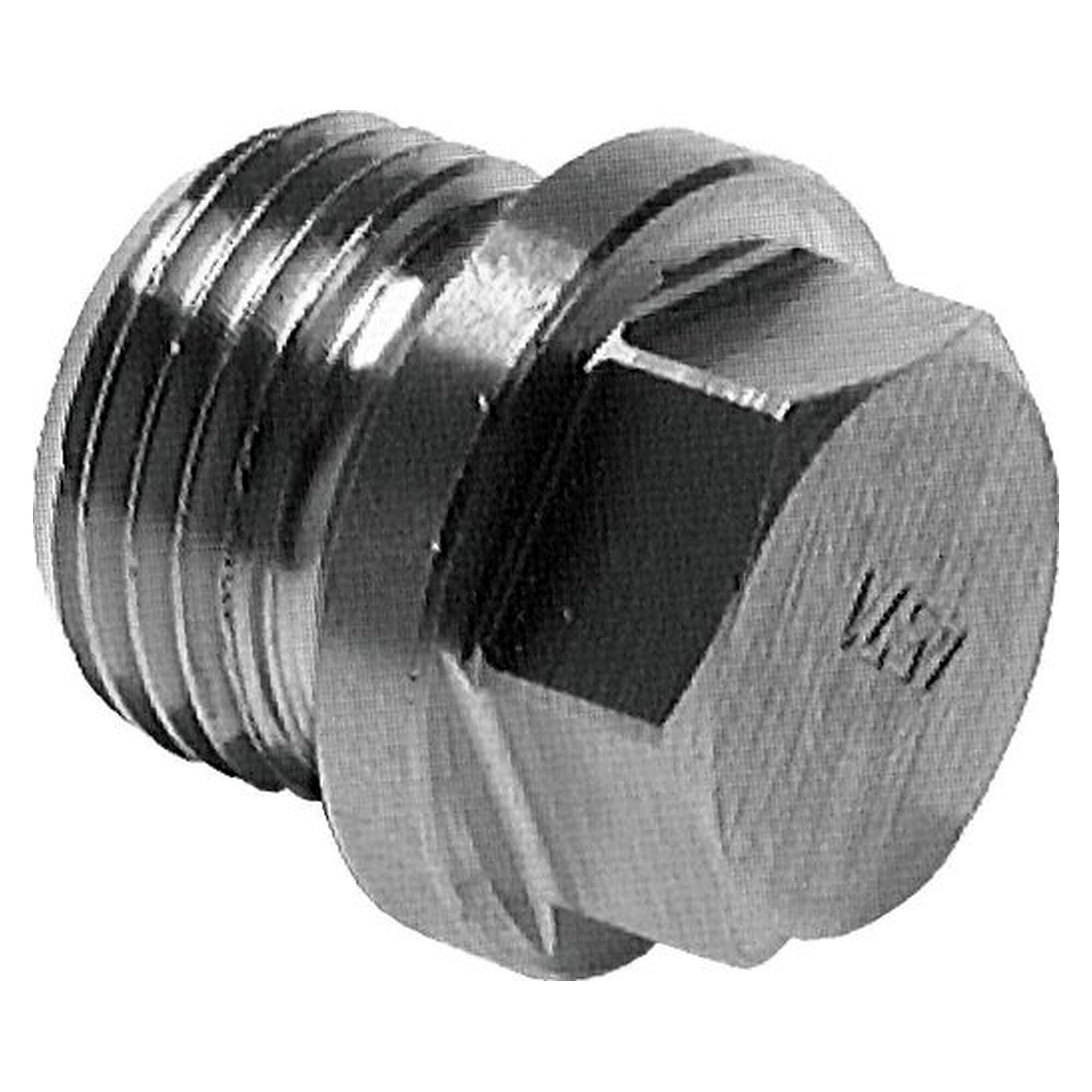 Verschlussstopfen, mit Außensechskant, Gewinde G 1-1/2", PN 40 bar, Edelstahl V4A