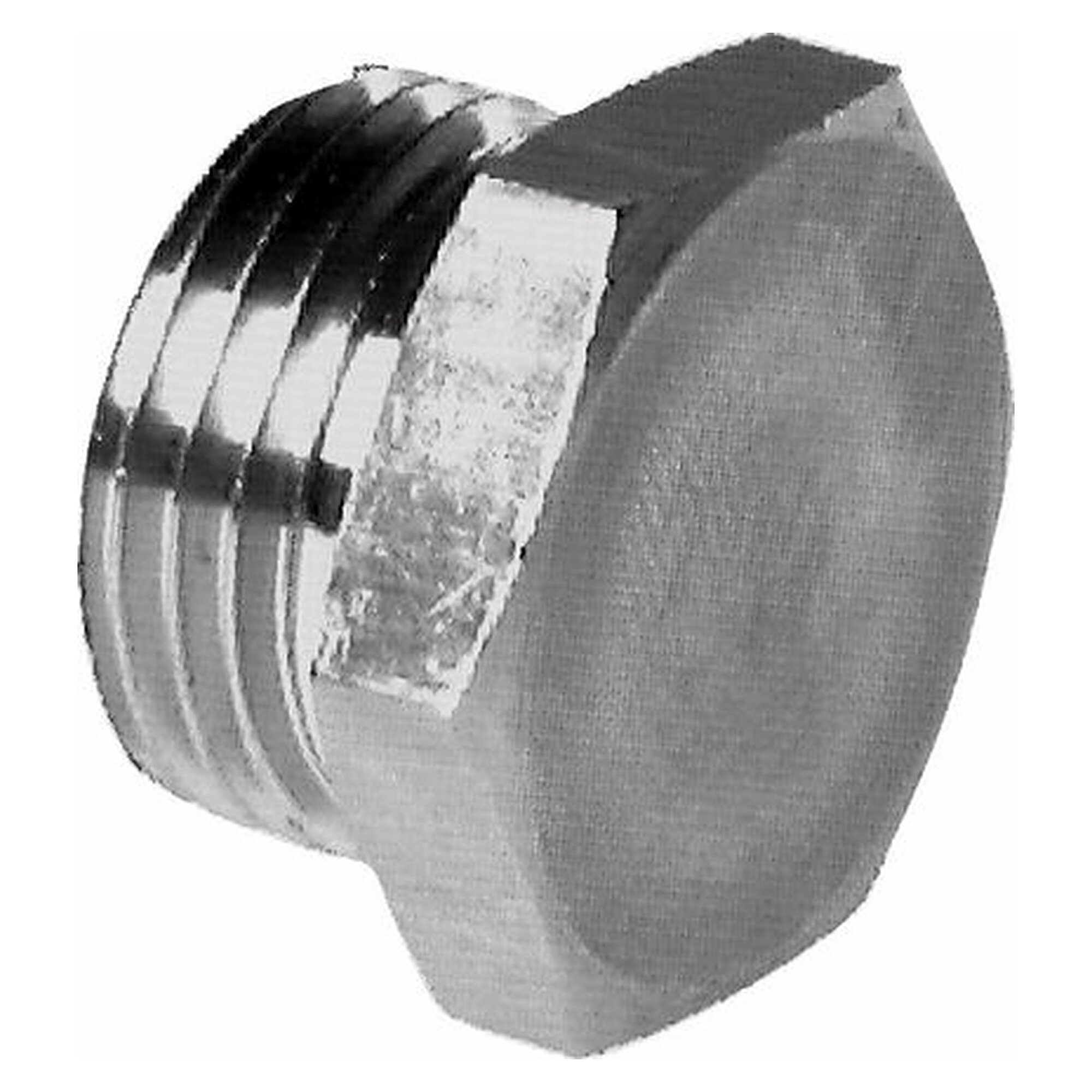 Verschlussstopfen, mit Außensechskant, Gewinde G 3/4", PN 40 bar, Edelstahl V4A, 30