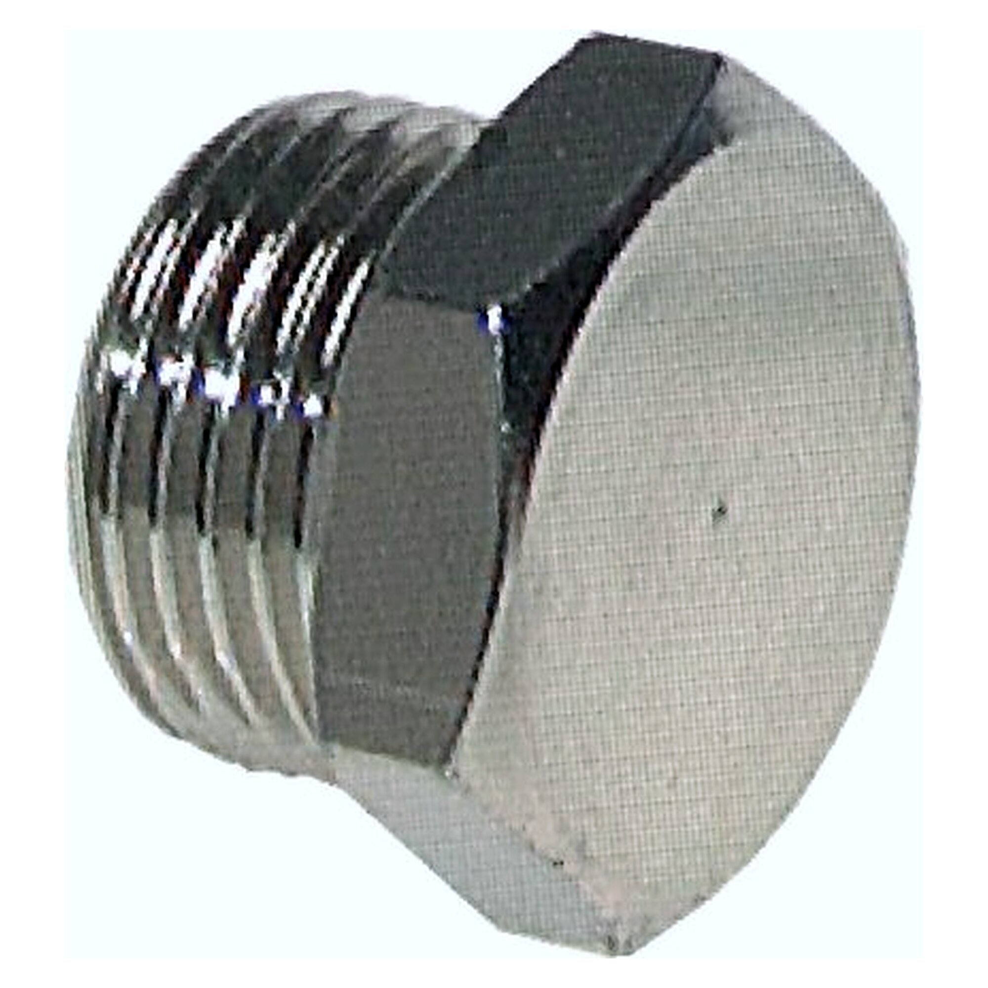 Sealing plug, with external hexagon, thread M 5, PN 16 bar, nickel plated brass