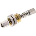 Spring plunger M 5 (IG)xM 5 (Female thread), stroke 10mm, non-rotating