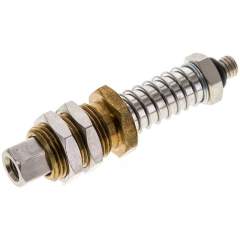 Spring plunger M 5 (AG)xM 5 (Female thread), stroke 10mm, Standard