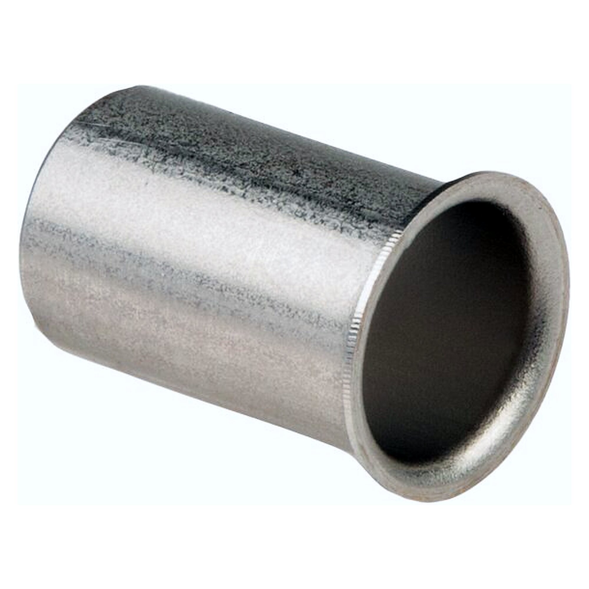 Reinforcing sleeve, with collar, for tube from 8 mm, tube bore 6.0 mm, stainless steel 1.4571