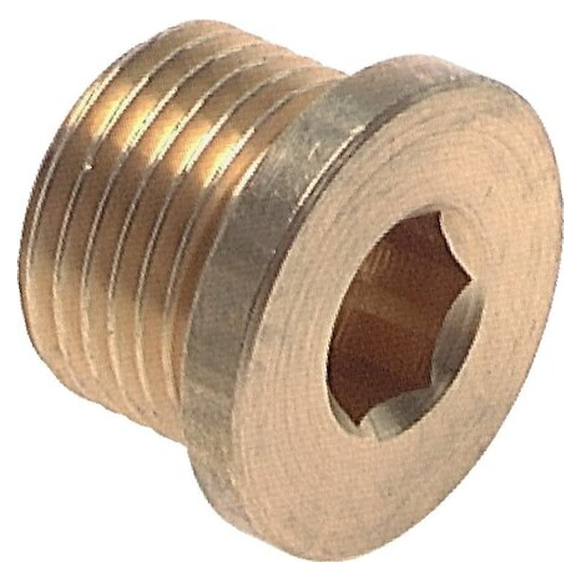 Sealing plug, with hexagon socket, thread G 1", PN 16 bar, brass
