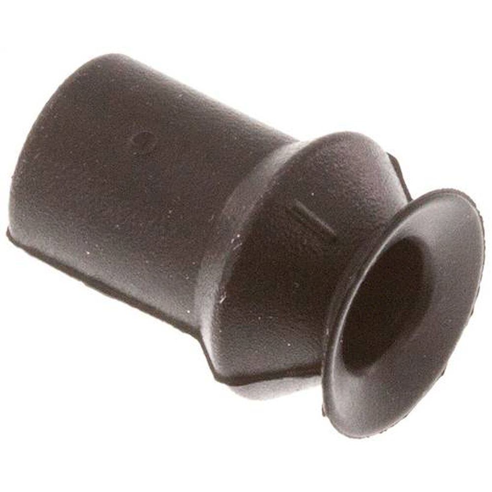 Bellows suction pad, 1,5-way, P-series, Ø 11x4,5mm, CR (50A), black