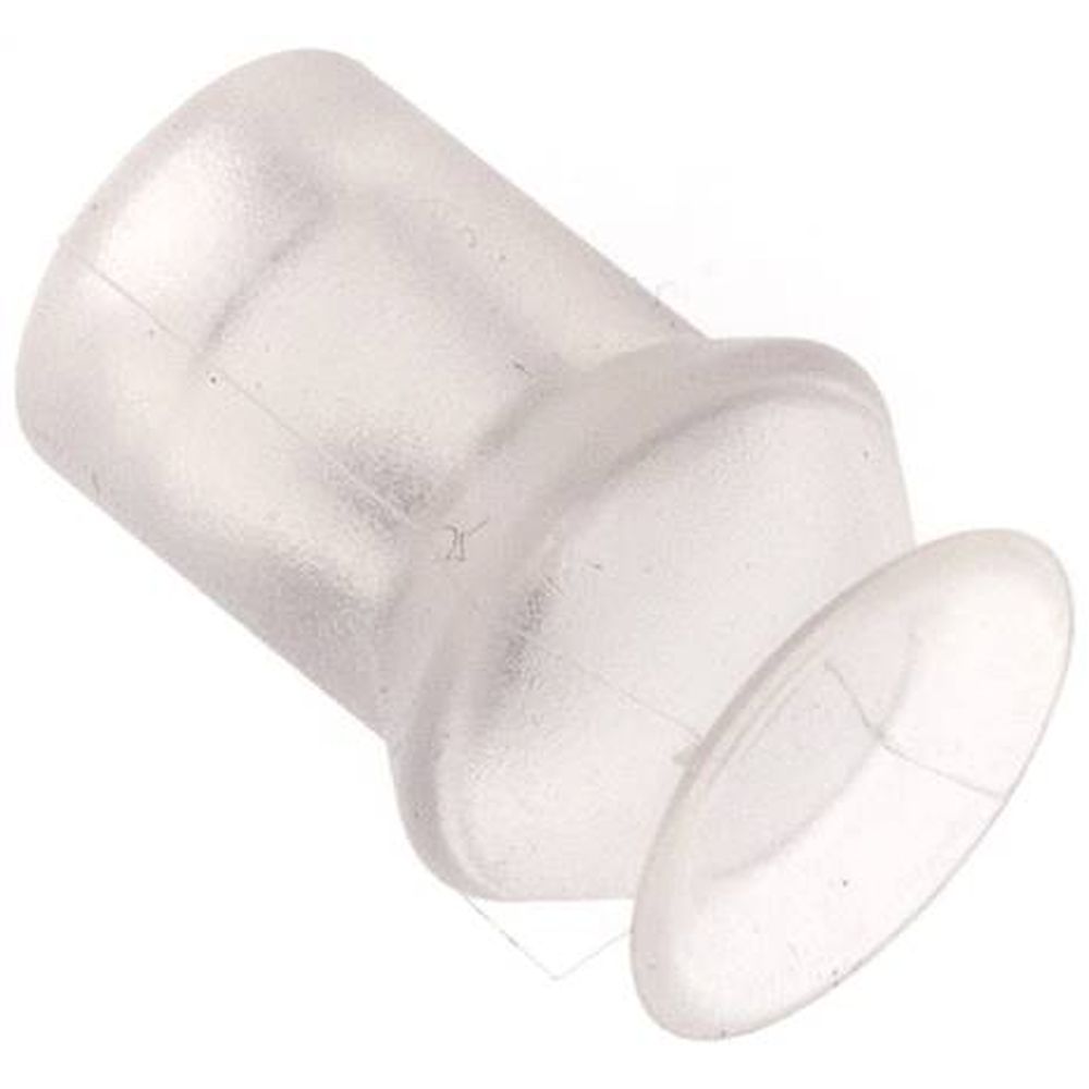 Bellows suction pad, 1,5-way, P-series, Ø 11x4,5mm, Silicone (50A), red