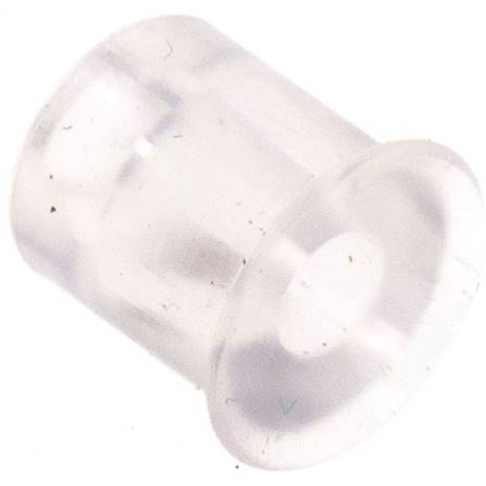 Flat suction cleaner, P-series, Ø 11x1mm, Silicone (50A), transparent