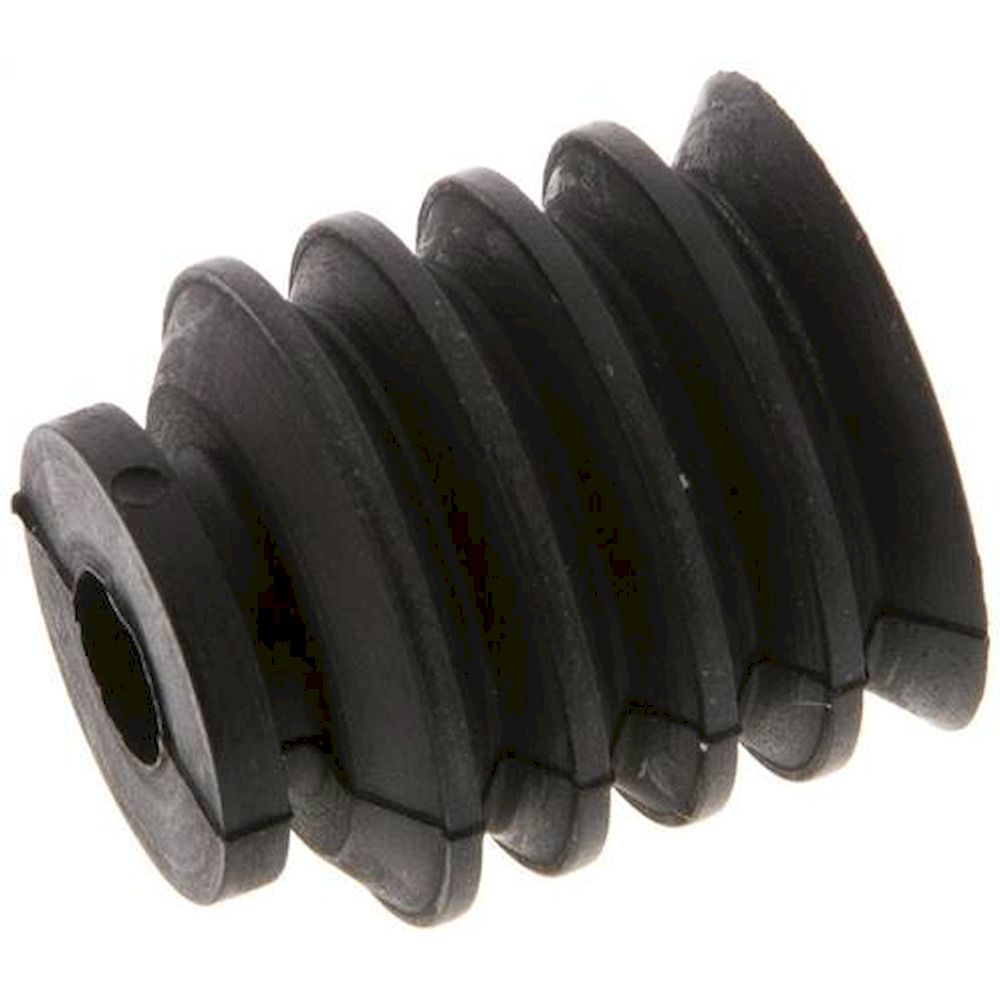 Bellows suction pad, 4,5-way, P-series, Ø 20x16mm, CR (50A), black