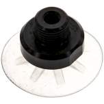 Flachsauger, Stützrippe, P-Serie, Ø 28x1mm, Silikon (50A), transparent